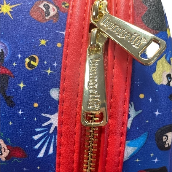 Loungefly NWT Disney Parks The Incredibles Backpack Absolutely Beautiful Purse!